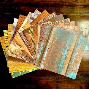 Scrapbook Paper! Wood Textures & Backgrounds! 12x12”